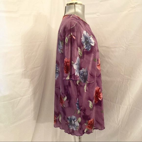 Adrian Karen Floral Tunic 1X - Picture 5 of 7